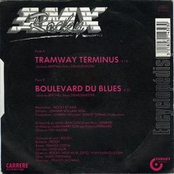 [Pochette de Tramway terminus (ROCKY et AMX) - verso]