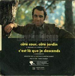 [Pochette de Ct cour, ct jardin (Guy MARCHAND) - verso]