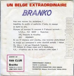 [Pochette de Nn (BRANKO) - verso]