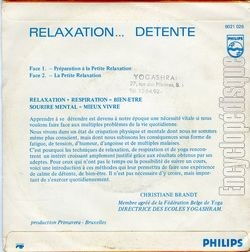 [Pochette de Relaxation…dtente (Christiane BRANDT) - verso]