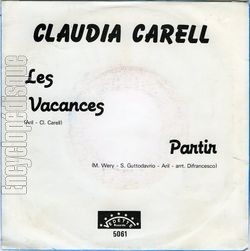 [Pochette de Les vacances (Claudia CARELL) - verso]