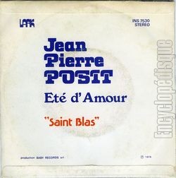 [Pochette de t d’amour (Jean-Pierre POSIT) - verso]