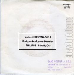 [Pochette de Sans collier - Abandon (Philippe FRANOIS) - verso]