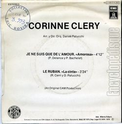 [Pochette de Je ne suis que de l’amour (Corinne CLRY) - verso]