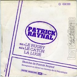 [Pochette de Le rugby (Patrick RAYNAL) - verso]