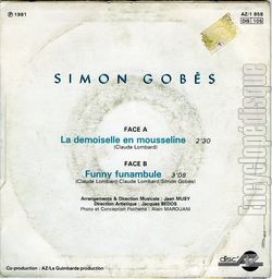 [Pochette de La demoiselle en mousseline (Simon GOBS) - verso]