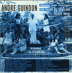 [Pochette de Andr Guindon chante une cration (Andr GUINDON)]