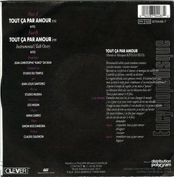 [Pochette de Tout a par amour (HARMONY (2)) - verso]