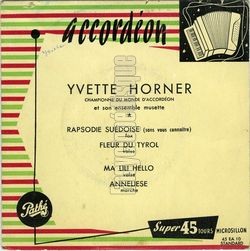 [Pochette de Rhapsodie sudoise (Yvette HORNER)]