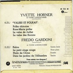 [Pochette de Rhapsodie sudoise (Yvette HORNER) - verso]