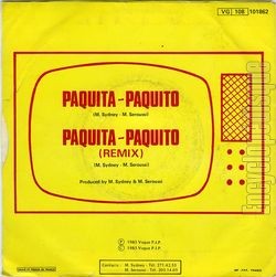 [Pochette de Paquita Paquito (PAQUITA-PAQUITO) - verso]