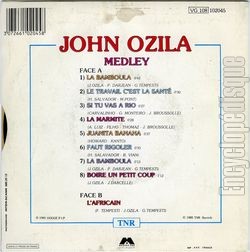 [Pochette de La bamboula (John OZILA) - verso]