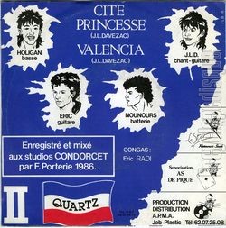 [Pochette de Cit Princesse (QUARTZ (2)) - verso]