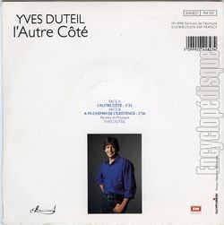 [Pochette de L’autre ct (Yves DUTEIL) - verso]