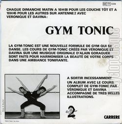 [Pochette de Gym tonic (T.V. (Tlvision)) - verso]