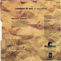 [Pochette de Combien de SOS ? (NOUVELLE ADRESSE) - verso]