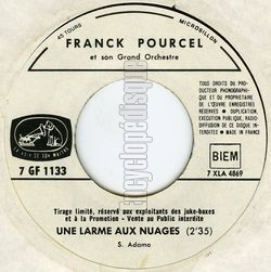 [Pochette de Une larme aux nuages (Franck POURCEL)]