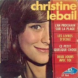 [Pochette de L’an prochain sur la plage (Christine LEBAIL)]