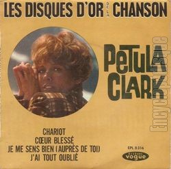 [Pochette de Les Disques d’Or de la Chanson: Chariot (Petula CLARK)]