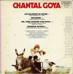 [Pochette de Bcassine (Chantal GOYA) - verso]