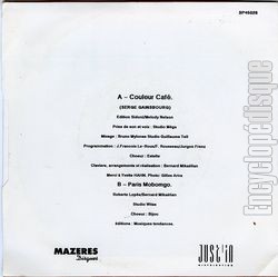 [Pochette de Couleur caf (C. MADUDEIRA) - verso]