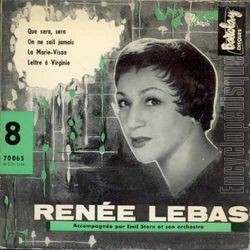 [Pochette de Que sera, sera - N8 (Rene LEBAS)]