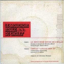 [Pochette de Le mouchoir rouge de Cholet (PUBLICIT) - verso]