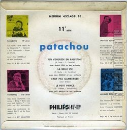 [Pochette de Un vendredi en Palestine (PATACHOU) - verso]