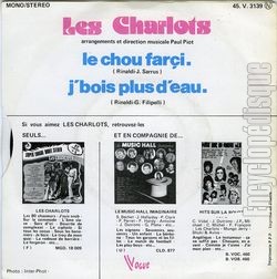 [Pochette de Le chou farci (Les CHARLOTS) - verso]