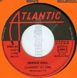 [Pochette de Comment lui dire (France GALL)]