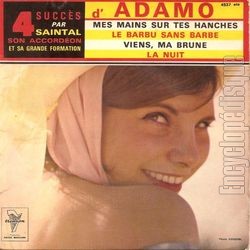 [Pochette de 4 succs d’Adamo (Oscar SAINTAL)]