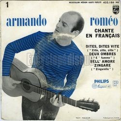 [Pochette de Armando ROMO "Dites, dites vite" (Les FRANCOPHILES)]