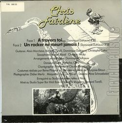 [Pochette de  travers toi (Chris FAIRLNE) - verso]