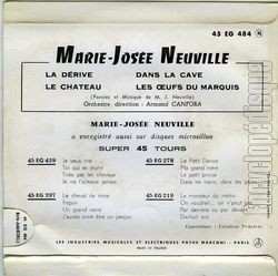 [Pochette de la drive (Marie-Jose NEUVILLE) - verso]