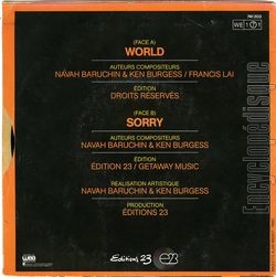 [Pochette de World (N.-J. NAVAH) - verso]