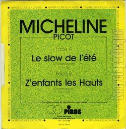 [Pochette de Le slow de l’t (Micheline PICOT) - verso]