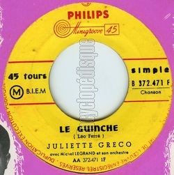 [Pochette de Le guinche (Juliette GRCO)]