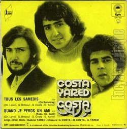 [Pochette de Tous les samedis (COSTA YARED COSTA) - verso]