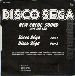 [Pochette de Disco sega (NEW CREOL’SOUND) - verso]