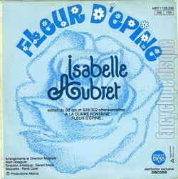 [Pochette de Supercalifragilisticexpidelicieux (Isabelle AUBRET) - verso]