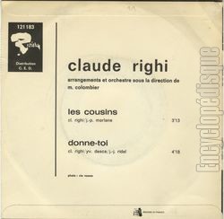 [Pochette de Les cousins (Claude RIGHI) - verso]