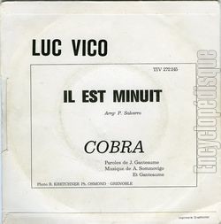 [Pochette de Il est minuit (Luc VICO) - verso]