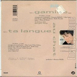 [Pochette de Gamine (Jean-Luc LAHAYE) - verso]