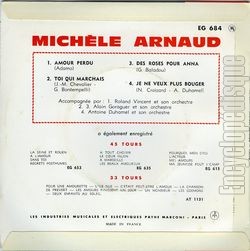 [Pochette de Amour perdu (Michle ARNAUD) - verso]