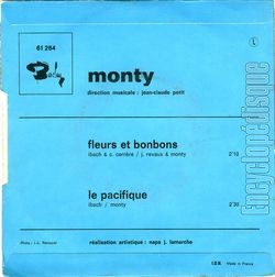 [Pochette de Fleurs et bonbons / Le Pacifique (MONTY) - verso]