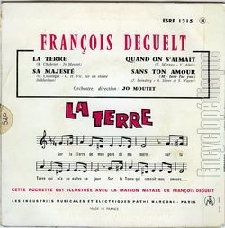 [Pochette de La terre (Franois DEGUELT) - verso]