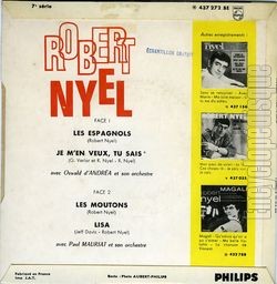 [Pochette de Les espagnols (Robert NYEL) - verso]