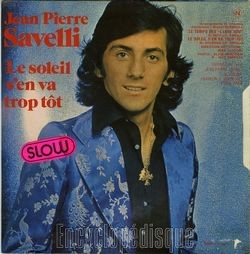 [Pochette de Le temps des "I love you" (Jean-Pierre SAVELLI) - verso]