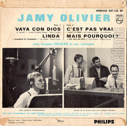 [Pochette de Vaya con dios (Jamy OLIVIER) - verso]