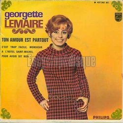 [Pochette de Ton amour est partout (Georgette LEMAIRE)]